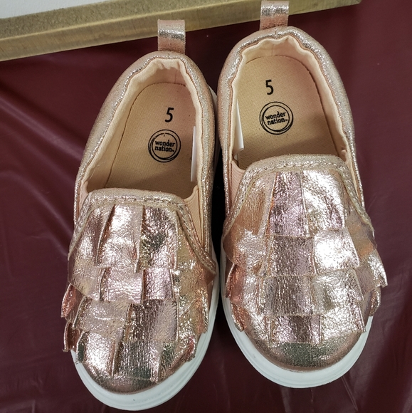 Rose Gold Shoes - Picture 2 of 3
